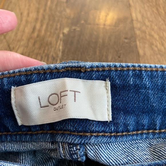 Loft Jeans Skinny Curvy Crop Womens Size 4 Pants - Picture 5 of 10